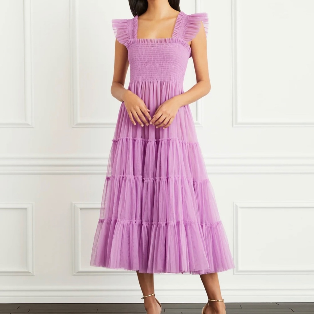 Hill House Ellie Nap Dress Lilac Tulle - Picture 4 of 6